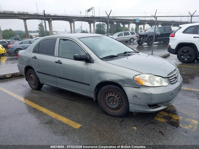 40074650 :رقم المزاد ، 2T1BR32E53C718887 vin ، 2003 Toyota Corolla Ce/le/s مزاد بيع