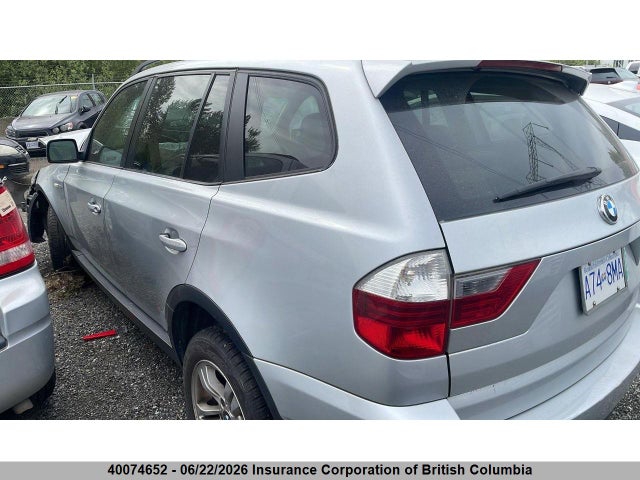 2007 Bmw X3 მანქანა იყიდება აუქციონზე, vin: WBXPC73427WE50579, აუქციონის ნომერი: 40074652
