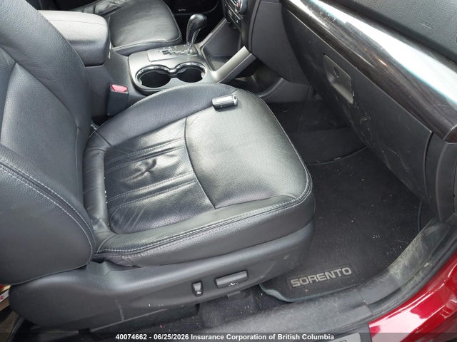 40074662 :رقم المزاد ، 5XYKUDA25CG270912 vin ، 2012 Kia Sorento Ex Luxury V6/ex V6 مزاد بيع