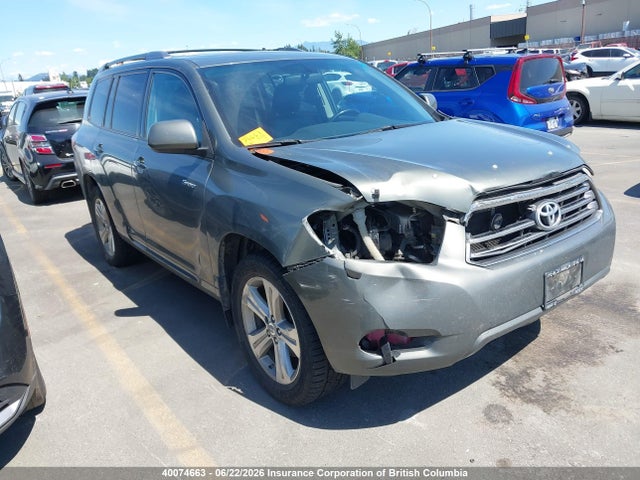 2010 Toyota Highlander Sport მანქანა იყიდება აუქციონზე, vin: 5TDEK3EHXAS004829, აუქციონის ნომერი: 40074663