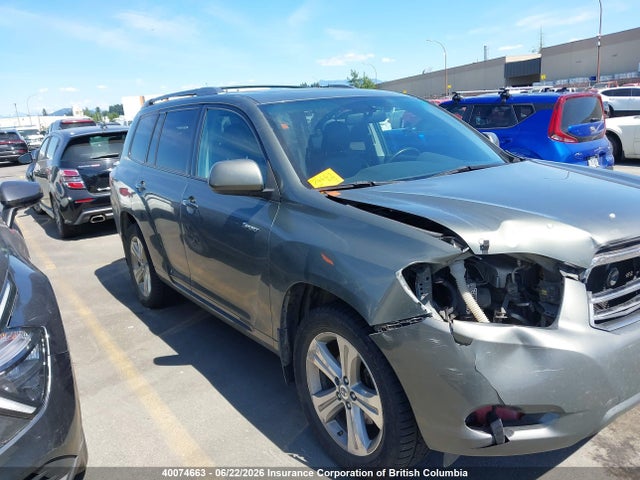 2010 Toyota Highlander Sport მანქანა იყიდება აუქციონზე, vin: 5TDEK3EHXAS004829, აუქციონის ნომერი: 40074663
