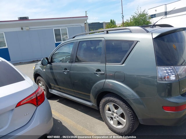 40074668 :رقم المزاد ، JA4LT21W39Z607418 vin ، 2009 Mitsubishi Outlander Es مزاد بيع
