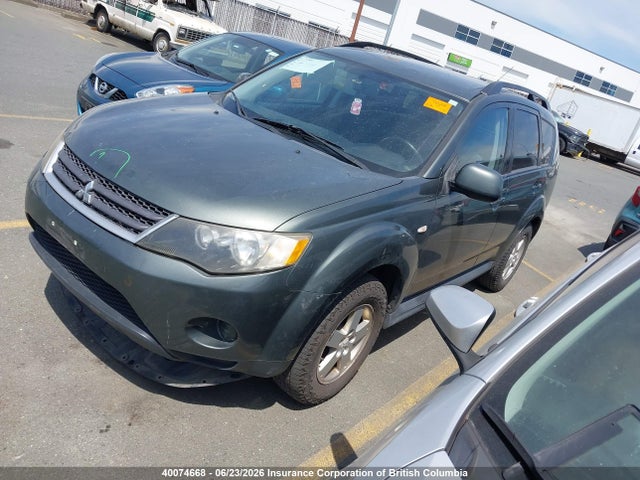 40074668 :رقم المزاد ، JA4LT21W39Z607418 vin ، 2009 Mitsubishi Outlander Es مزاد بيع