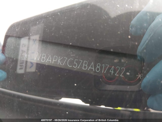 Aukcja sprzedaży 2011 Bmw 328 Xi, vin: WBAPK7C57BA817422, numer aukcji: 40070197