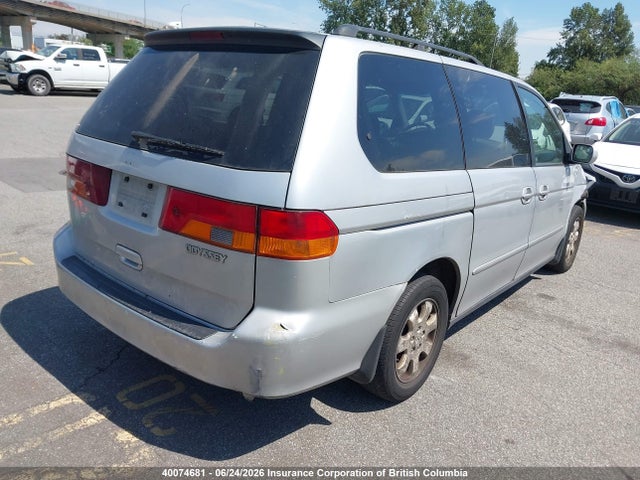 2002 Honda Odyssey Exl მანქანა იყიდება აუქციონზე, vin: 2HKRL18902H014719, აუქციონის ნომერი: 40074681