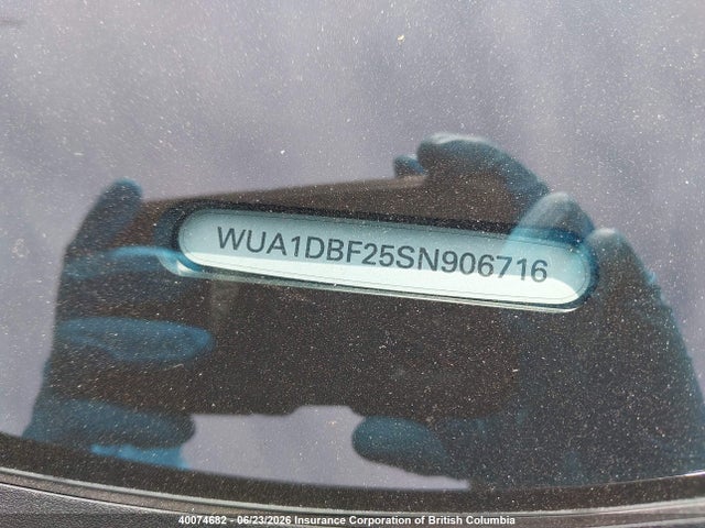 WUA1DBF25SN906716 Audi RS6