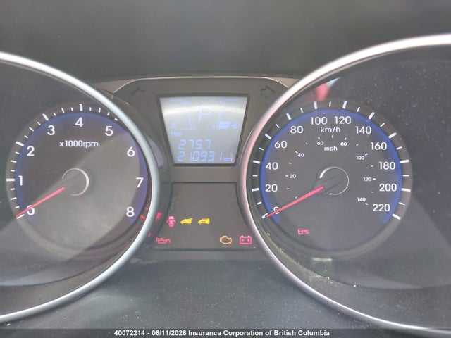 40072214 :رقم المزاد ، KM8JUCAC2AU027807 vin ، 2010 Hyundai Tucson Gls/limited مزاد بيع