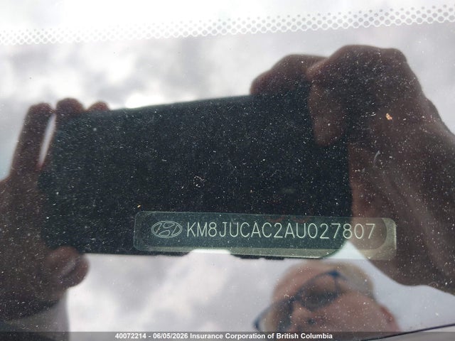 40072214 :رقم المزاد ، KM8JUCAC2AU027807 vin ، 2010 Hyundai Tucson Gls/limited مزاد بيع