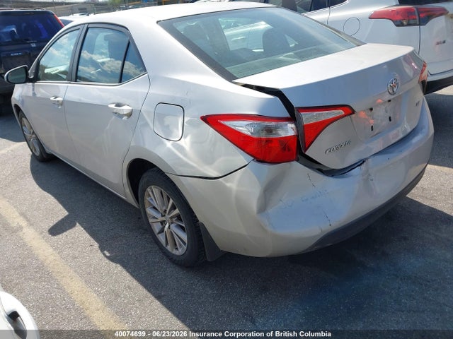 2014 Toyota Corolla L/le/le Pls/prm/s/s Pls მანქანა იყიდება აუქციონზე, vin: 2T1BURHE4EC103257, აუქციონის ნომერი: 40074699