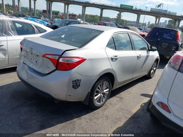 2014 Toyota Corolla L/le/le Pls/prm/s/s Pls მანქანა იყიდება აუქციონზე, vin: 2T1BURHE4EC103257, აუქციონის ნომერი: 40074699