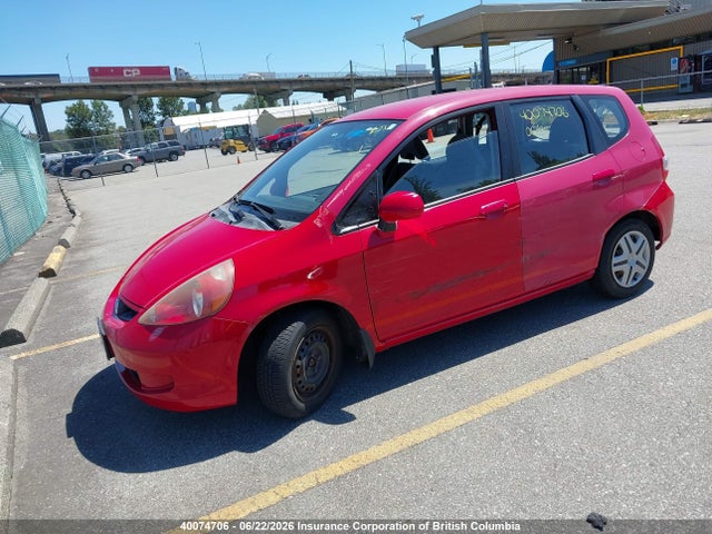 2007 Honda Fit მანქანა იყიდება აუქციონზე, vin: JHMGD37467S811067, აუქციონის ნომერი: 40074706