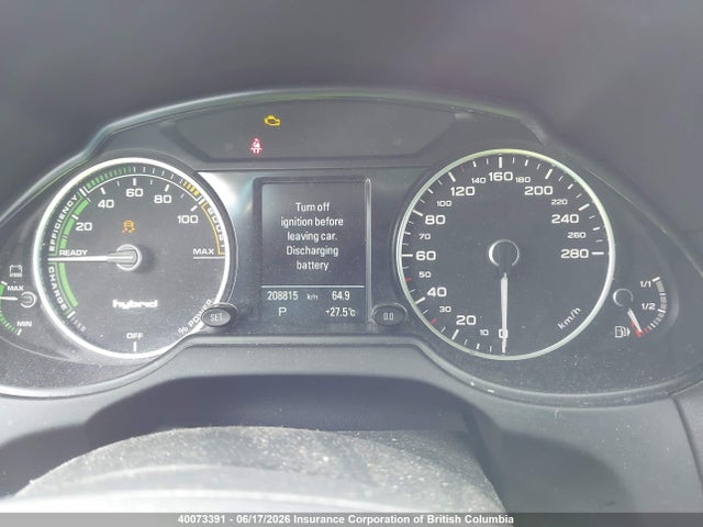 40073391 :رقم المزاد ، WA1C8CFP7DA058290 vin ، 2013 Audi Q5 Premium Hybrid مزاد بيع