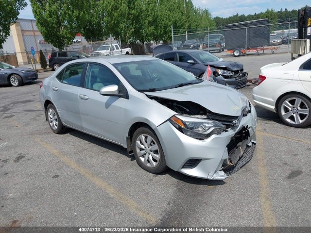 2016 Toyota Corolla L/le/le Pls/prm/s/s Pls მანქანა იყიდება აუქციონზე, vin: 2T1BURHE2GC589375, აუქციონის ნომერი: 40074713