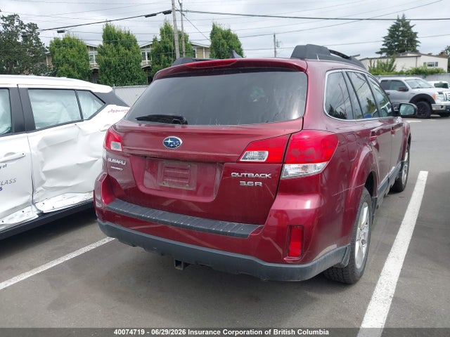 Aukcja sprzedaży 2011 Subaru Outback 3.6r Limited, vin: 4S4BRDLC6B2420764, numer aukcji: 40074719