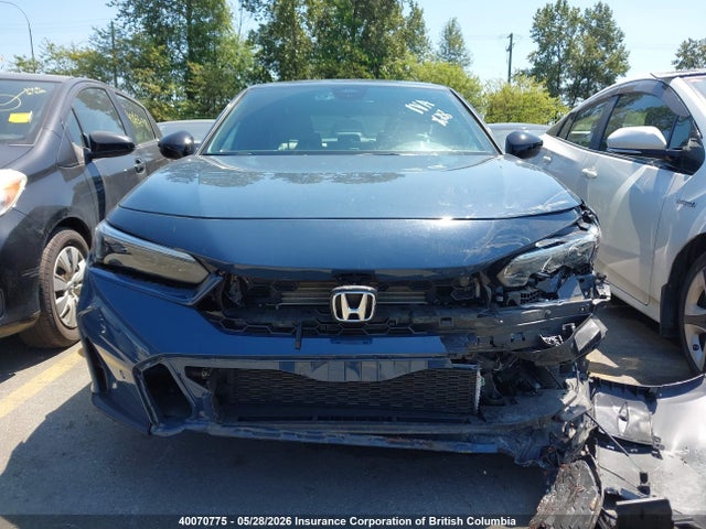 2025 Honda Civic Sport/sport Touring მანქანა იყიდება აუქციონზე, vin: 2HGFE4F81SH011492, აუქციონის ნომერი: 40070775