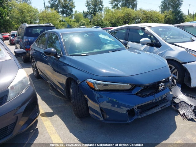 2025 Honda Civic Sport/sport Touring მანქანა იყიდება აუქციონზე, vin: 2HGFE4F81SH011492, აუქციონის ნომერი: 40070775
