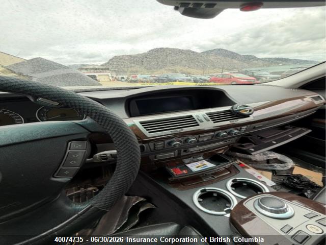 Продажа на аукционе авто 2008 Bmw 750i, vin: WBAHL835X8DT12246, номер лота: 40074735