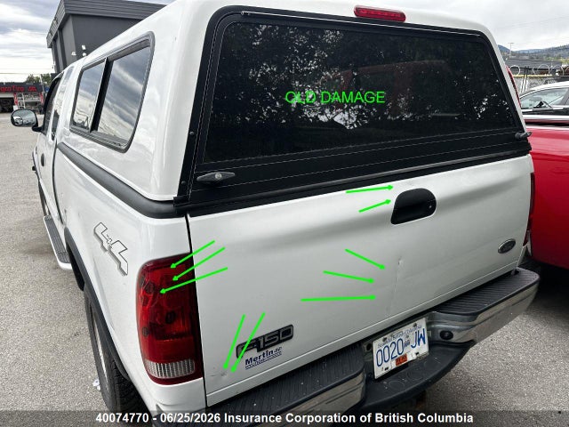 40074770 :رقم المزاد ، 2FTRX18W61CA25495 vin ، 2001 Ford F150 مزاد بيع