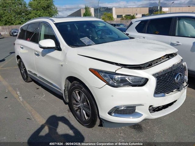 2019 Infiniti Qx60 Luxe/pure მანქანა იყიდება აუქციონზე, vin: 5N1DL0MM7KC551299, აუქციონის ნომერი: 40071824