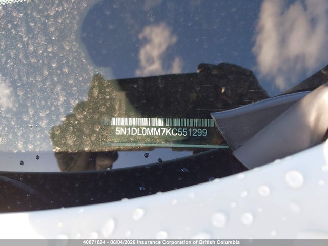5N1DL0MM7KC551299 Infiniti Qx60 Luxe/pure