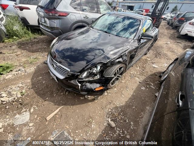 40074797 :رقم المزاد ، JTHFN48Y620001684 vin ، 2002 Lexus Sc 430 مزاد بيع