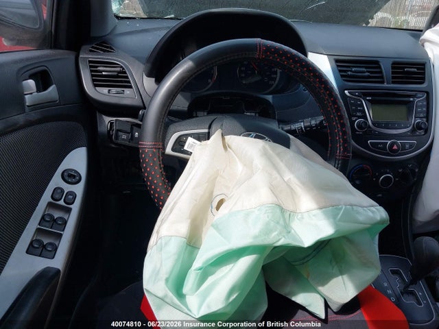 40074810 :رقم المزاد ، KMHCT5AE8CU015463 vin ، 2012 Hyundai Accent Gls/gs مزاد بيع
