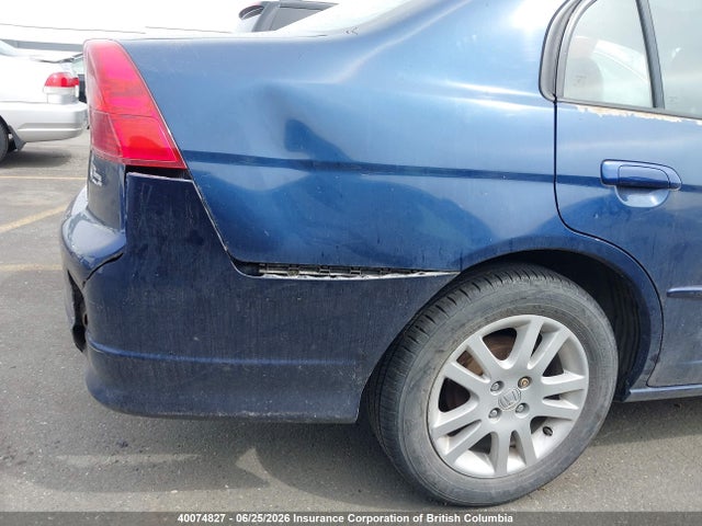2005 Honda Civic მანქანა იყიდება აუქციონზე, vin: 2HGES156X5H026192, აუქციონის ნომერი: 40074827