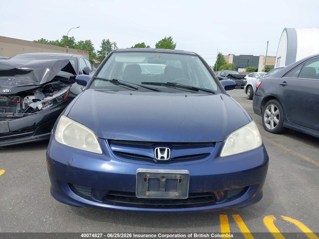 2005 Honda Civic მანქანა იყიდება აუქციონზე, vin: 2HGES156X5H026192, აუქციონის ნომერი: 40074827