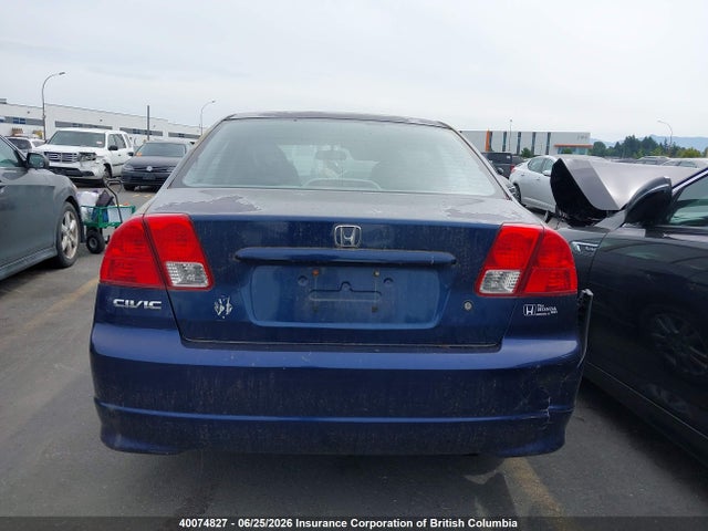 2005 Honda Civic მანქანა იყიდება აუქციონზე, vin: 2HGES156X5H026192, აუქციონის ნომერი: 40074827