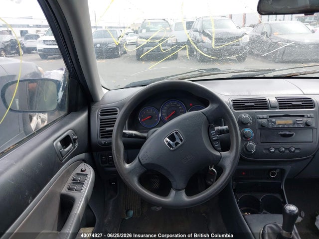 2005 Honda Civic მანქანა იყიდება აუქციონზე, vin: 2HGES156X5H026192, აუქციონის ნომერი: 40074827