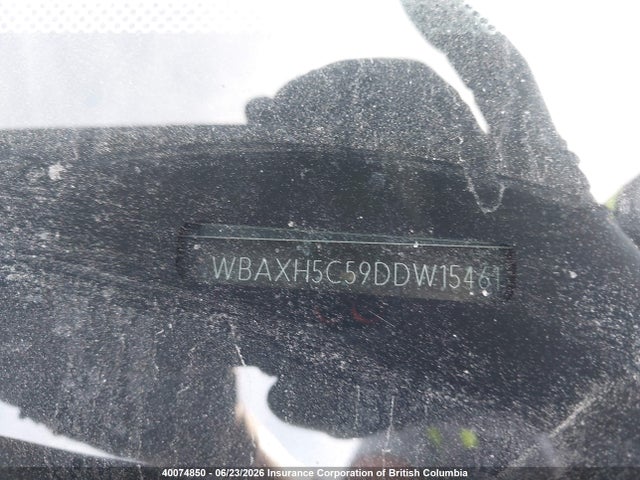 40074850 :رقم المزاد ، WBAXH5C59DDW15461 vin ، 2013 Bmw 528i مزاد بيع