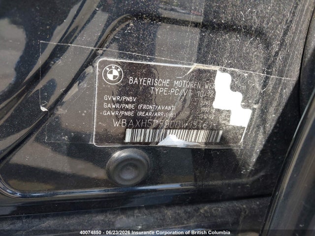 40074850 :رقم المزاد ، WBAXH5C59DDW15461 vin ، 2013 Bmw 528i مزاد بيع