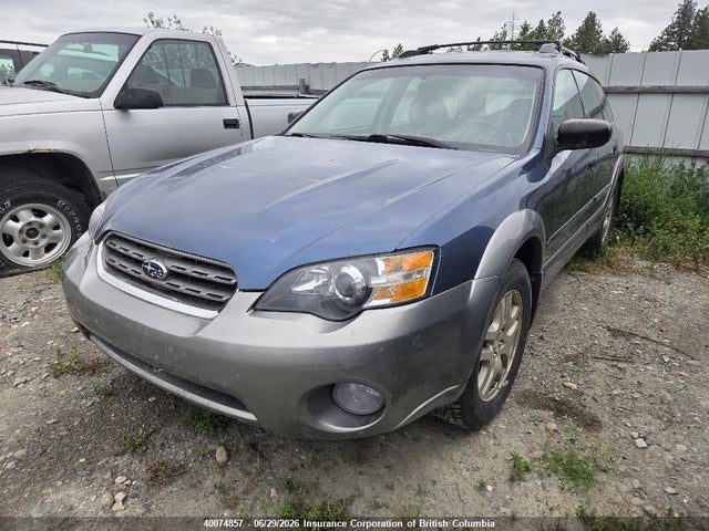 40074857 :رقم المزاد ، 4S4BP61C257305557 vin ، 2005 Subaru Legacy Outback 2.5i مزاد بيع