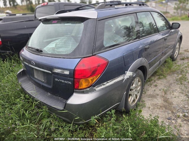 40074857 :رقم المزاد ، 4S4BP61C257305557 vin ، 2005 Subaru Legacy Outback 2.5i مزاد بيع