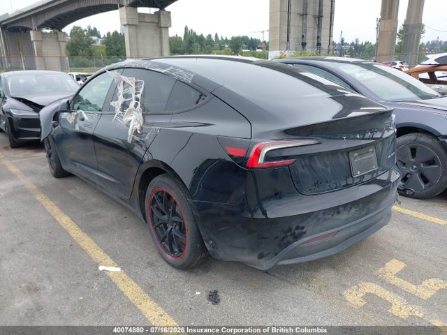 Aukcja sprzedaży 2025 Tesla Model 3 Long Range, vin: 5YJ3E1EB6SF910495, numer aukcji: 40074880