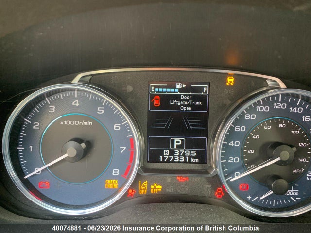 JF1GPAH60G8235170 Subaru Impreza 2.0i Sport Package