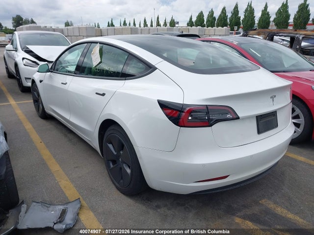 Aukcja sprzedaży 2022 Tesla Model 3, vin: 5YJ3E1EA5NF205845, numer aukcji: 40074907