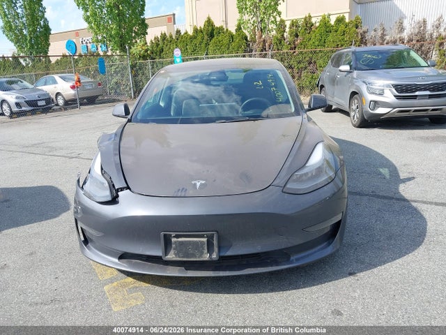2022 Tesla Model 3 მანქანა იყიდება აუქციონზე, vin: 5YJ3E1EB7NF297484, აუქციონის ნომერი: 40074914