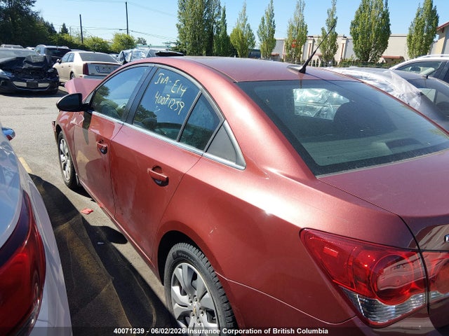 2013 Chevrolet Cruze Lt მანქანა იყიდება აუქციონზე, vin: 1G1PC5SB8D7216119, აუქციონის ნომერი: 40071239