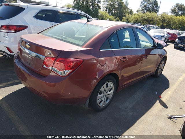 2013 Chevrolet Cruze Lt მანქანა იყიდება აუქციონზე, vin: 1G1PC5SB8D7216119, აუქციონის ნომერი: 40071239