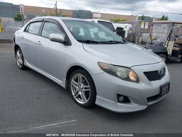 2009 Toyota Corolla Xrs მანქანა იყიდება აუქციონზე, vin: 2T1BE40E89C003678, აუქციონის ნომერი: 40074918