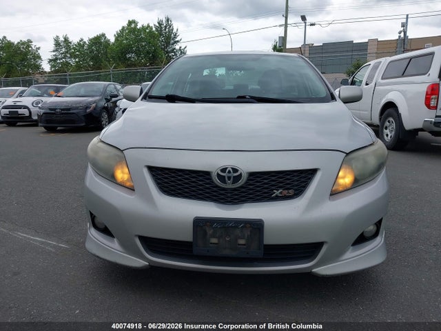 2009 Toyota Corolla Xrs მანქანა იყიდება აუქციონზე, vin: 2T1BE40E89C003678, აუქციონის ნომერი: 40074918