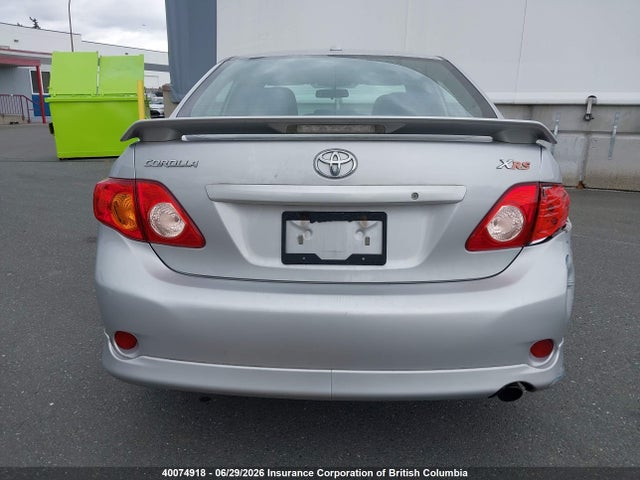 2009 Toyota Corolla Xrs მანქანა იყიდება აუქციონზე, vin: 2T1BE40E89C003678, აუქციონის ნომერი: 40074918