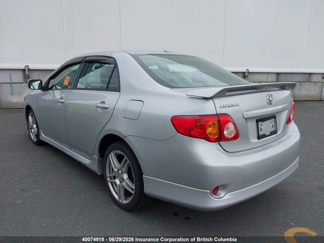 2009 Toyota Corolla Xrs მანქანა იყიდება აუქციონზე, vin: 2T1BE40E89C003678, აუქციონის ნომერი: 40074918