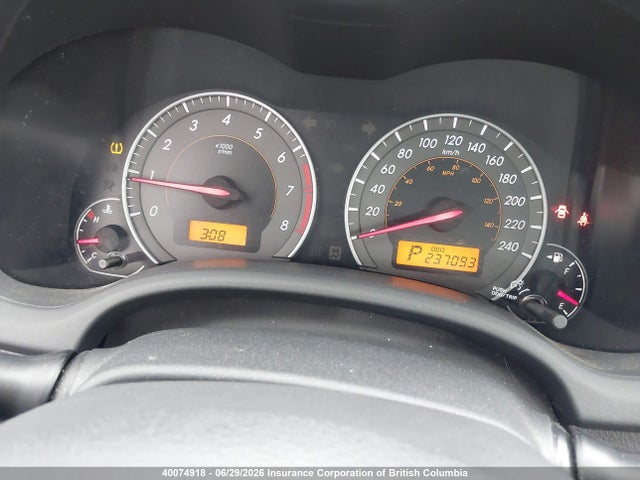 2009 Toyota Corolla Xrs მანქანა იყიდება აუქციონზე, vin: 2T1BE40E89C003678, აუქციონის ნომერი: 40074918
