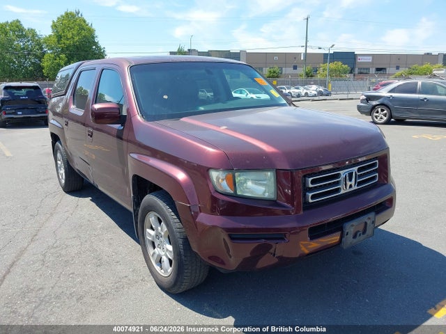 2007 Honda Ridgeline Rtl მანქანა იყიდება აუქციონზე, vin: 2HJYK16587H001002, აუქციონის ნომერი: 40074921