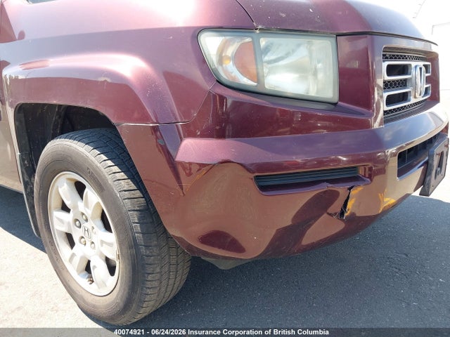 2007 Honda Ridgeline Rtl მანქანა იყიდება აუქციონზე, vin: 2HJYK16587H001002, აუქციონის ნომერი: 40074921