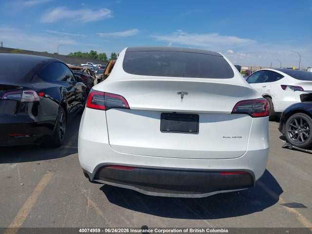 2021 Tesla Model Y მანქანა იყიდება აუქციონზე, vin: 5YJYGDEE0MF153298, აუქციონის ნომერი: 40074959