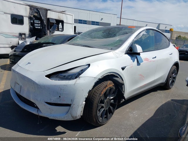 2021 Tesla Model Y მანქანა იყიდება აუქციონზე, vin: 5YJYGDEE0MF153298, აუქციონის ნომერი: 40074959