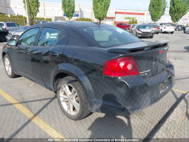 2012 Dodge Avenger Sxt მანქანა იყიდება აუქციონზე, vin: 1C3CDZCB9CN133158, აუქციონის ნომერი: 40074964